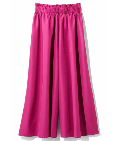 IEDIT（イディット）の「ＩＥＤＩＴ　たっぷりシルエットのきれいめ布はくスカート見えキュロット（その他パンツ・レディース・ブラック/グリーン/カーキ/ピンク・XX-LARGE/X-LARGE/LARGE/MEDIUM/SMALL/XXX-LARGE）」の17枚目の写真