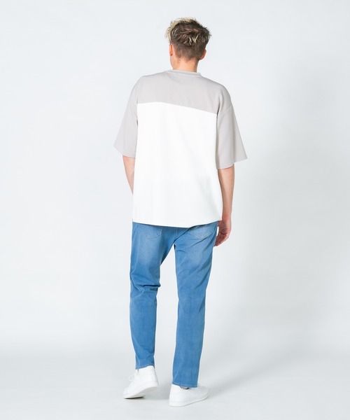 【BLUE STANDARD/ブルースタンダード】接触冷感 COOL 2WAYストレッチ ニットデニムパンツ（デニムパンツ）｜Blue Standard （ブルースタンダード）