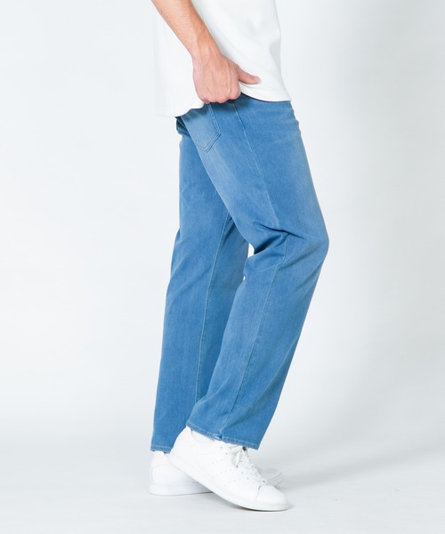 【BLUE STANDARD/ブルースタンダード】接触冷感 COOL 2WAYストレッチ ニットデニムパンツ（デニムパンツ）｜Blue Standard （ブルースタンダード）