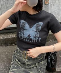 dispark | DISPARK/バタフライプリントリブT(Tシャツ/カットソー)