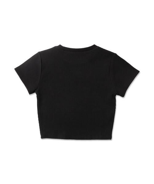 dispark(ディスパーク)の「DISPARK/バタフライプリントリブT(Tシャツ/カットソー・レディース・ブラック/ホワイト・FREE)」の17枚目の写真