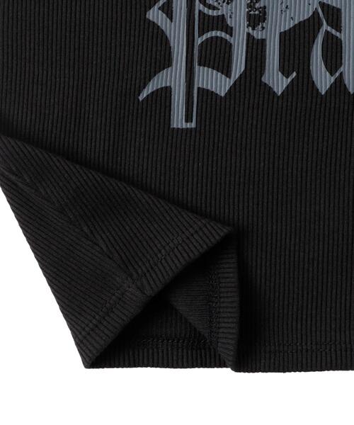 dispark(ディスパーク)の「DISPARK/バタフライプリントリブT(Tシャツ/カットソー・レディース・ブラック/ホワイト・FREE)」の13枚目の写真