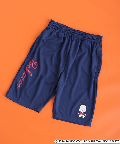 sanrio（サンリオ）の「サンリオキャラクターズ　ハニカムメッシュハーフパンツ（その他パンツ・メンズ・ピンク系/ブラック系/ネイビー/サックスブルー/ライトオレンジ系/ブルーグリーン/ブラック/ネイビー系・M/L/LL）」の6枚目の写真
