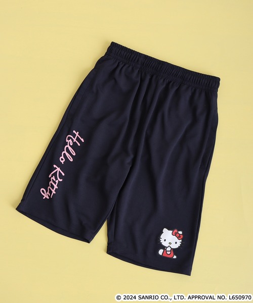 sanrio（サンリオ）の「サンリオキャラクターズ　ハニカムメッシュハーフパンツ（その他パンツ・メンズ・ピンク系/ブラック系/ネイビー/サックスブルー/ライトオレンジ系/ブルーグリーン/ブラック/ネイビー系・M/L/LL）」の4枚目の写真
