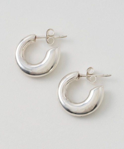 collex(コレックス)の「【dignif】【金属アレルギー対応】フープピアス(ピアス(両耳用)・レディース・シルバー・フリー)」の4枚目の写真