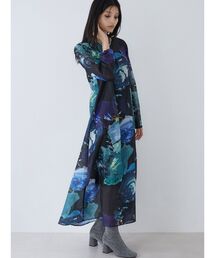 MURUA | 【WEB限定】ペイントシアーワンピース(ワンピース)