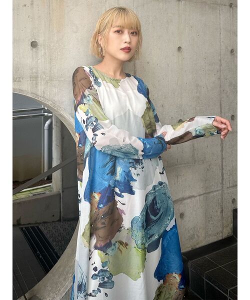 ムルーア　シースルーロングワンピース［新品］ ムルーア シースルーロングワンピース［新品］ シースルーロング