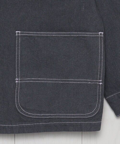 H　BEAUTY&YOUTH UNITED ARROWS（エイチビューティーアンドユースユナイテッドアローズ）の「＜H＞オーバーダイ ダックカバーオール（カバーオール・レディース・ダークグレー・FREE）」の12枚目の写真