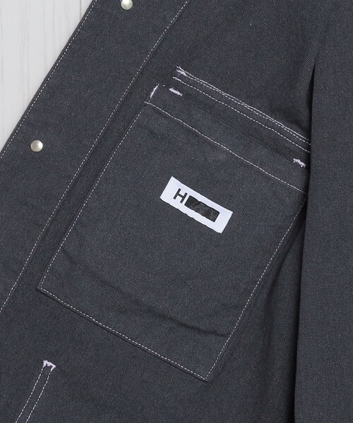 H　BEAUTY&YOUTH UNITED ARROWS（エイチビューティーアンドユースユナイテッドアローズ）の「＜H＞オーバーダイ ダックカバーオール（カバーオール・レディース・ダークグレー・FREE）」の14枚目の写真