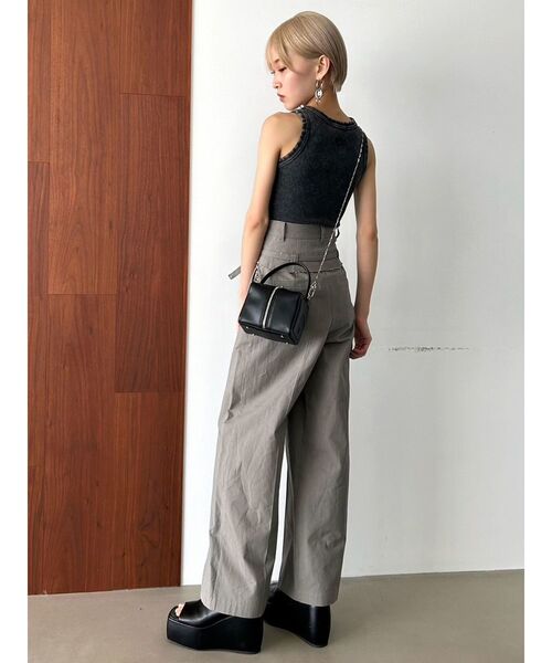 EMODA（エモダ）の「バックカットハートタンクトップ（タンクトップ・レディース・ブルー/ホワイト/ブラック・FREE）」の15枚目の写真