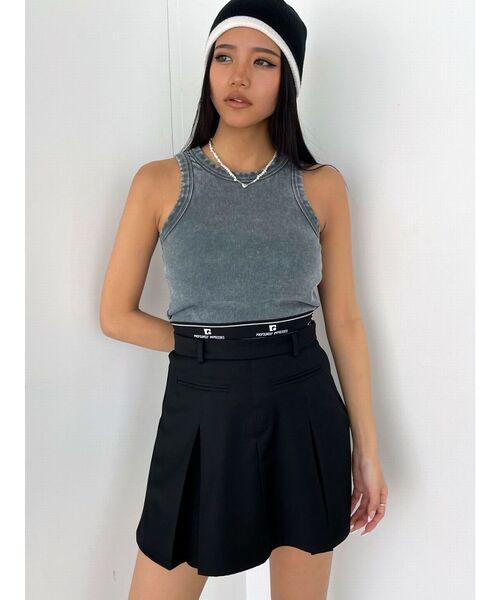 EMODA（エモダ）の「バックカットハートタンクトップ（タンクトップ・レディース・ブルー/ホワイト/ブラック・FREE）」の18枚目の写真