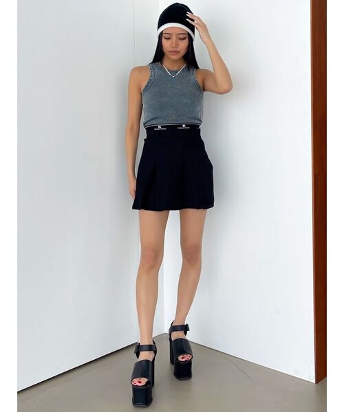 EMODA（エモダ）の「バックカットハートタンクトップ（タンクトップ・レディース・ブルー/ホワイト/ブラック・FREE）」の19枚目の写真