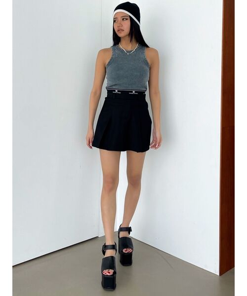 EMODA（エモダ）の「バックカットハートタンクトップ（タンクトップ・レディース・ブルー/ホワイト/ブラック・FREE）」の20枚目の写真