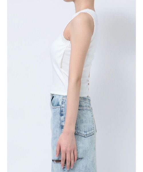 EMODA（エモダ）の「バックカットハートタンクトップ（タンクトップ・レディース・ブルー/ホワイト/ブラック・FREE）」の22枚目の写真