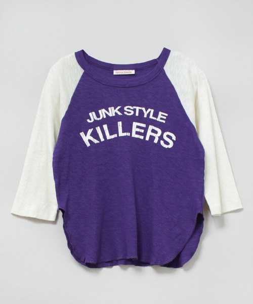 RNA(アールエヌエー)の「M2309 JUNK STYLEKILLERS(Tシャツ/カットソー・レディース・ブラック/ホワイト系その他/パープル系その他・MEDIUM)」の6枚目の写真