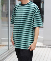 XLARGE(�G�N�X�g�����[�W)�́yXLARGE�z�G�N�X�g�����[�W STRIPED S/S TEE �����h�J �X�g���C�v ���� T�V���c 101231011017(T�V���c/�J�b�g�\�[)