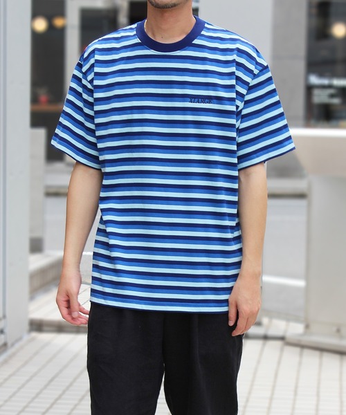 セール】【XLARGE】エクストララージ STRIPED S/S TEE 胸元刺繍