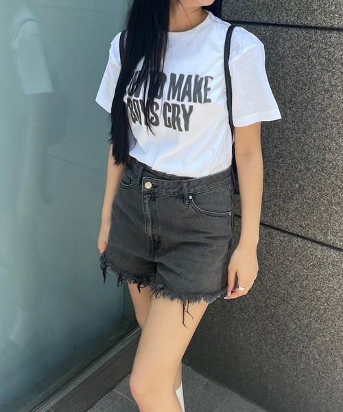 fiere（フィエール）の「レタリングプリント半袖Tシャツ（Tシャツ/カットソー・レディース・ホワイト・MEDIUM/LARGE/SMALL）」の7枚目の写真