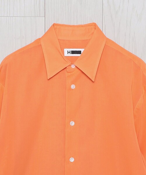 H BEAUTY&YOUTH◆長袖ブラウス/S/コットン//オレンジ/1611-299-2247 H BEAUTY&YOUTH UNITED ARROWS（エイチビューティーアンドユース