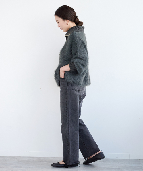 B.C STOCK（ベーセーストック）の「スクエアバレエシューズ（バレエシューズ・レディース・ブラック/ベージュ/レッド/ブラウン・MEDIUM/SMALL/LARGE）」の6枚目の写真