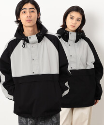 Purple&Yellow（パープルアンドイエロー）の「コットンツイル 配色アノラックパーカ（マウンテンパーカー）」