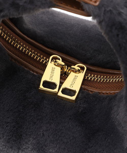 Spick & Span（スピックアンドスパン）の「SINBONO / シンボノ Vienna Top Handle Crossbody Bag 2T06-8（ショルダーバッグ・レディース・ベージュ/グレー・FREE）」の13枚目の写真