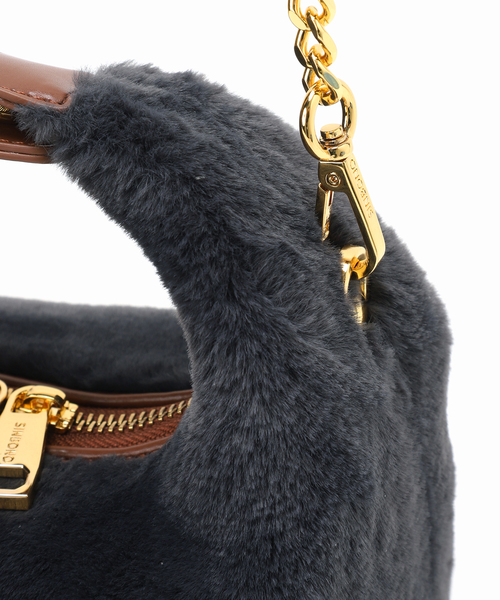 Spick & Span（スピックアンドスパン）の「SINBONO / シンボノ Vienna Top Handle Crossbody Bag 2T06-8（ショルダーバッグ・レディース・ベージュ/グレー・FREE）」の10枚目の写真