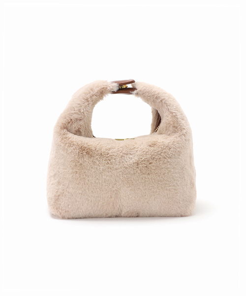 Spick & Span（スピックアンドスパン）の「SINBONO / シンボノ Vienna Top Handle Crossbody Bag 2T06-8（ショルダーバッグ・レディース・ベージュ/グレー・FREE）」の4枚目の写真