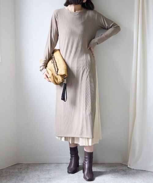 激レア　プリーツプリーズ　スリット　2way ワンピース　チュニック　L相当 PLEATS PLEASE 美品 ISSEY MIYAKE プリーツプリーズ イッセイ