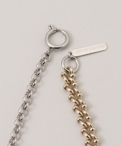 【Justine Clenquet】大人気★Seth セスピアス シルバー JUSTINE CLENQUET/ジャスティーヌ クランケ】 SETH NECKLACE