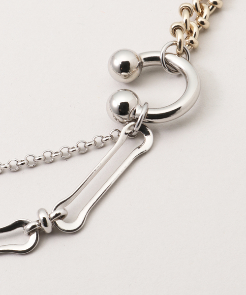 【Justine Clenquet】大人気★Seth セスピアス シルバー JUSTINE CLENQUET/ジャスティーヌ クランケ】 SETH NECKLACE