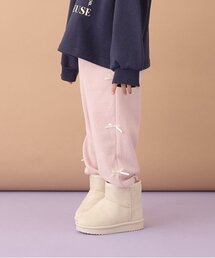 Lycee mine | リボン付き裾リブスウェット(その他パンツ)