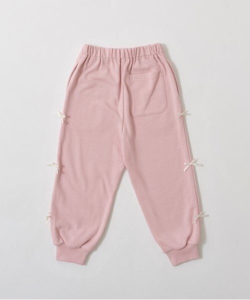 Lycee mine（リセマイン）の「【毛玉バイバイ】リボン付き裾リブスウェット（その他パンツ・キッズ・ラベンダー/ダークブルー/モカ/オートミール/トップグレー/ライトピンク・100cm/150cm/140cm/130cm/120cm/110cm）」の9枚目の写真