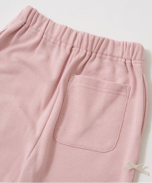 Lycee mine（リセマイン）の「【毛玉バイバイ】リボン付き裾リブスウェット（その他パンツ・キッズ・ラベンダー/ダークブルー/モカ/オートミール/トップグレー/ライトピンク・100cm/150cm/140cm/130cm/120cm/110cm）」の11枚目の写真