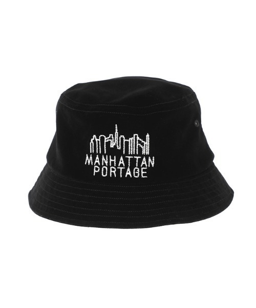 Manhattan Portage（マンハッタンポーテージ）の「Hand Like Stitch Bucket Hat（ハット・メンズ・ブラック/ブラウン/ブルー・FREE）」の4枚目の写真
