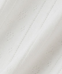 ラウンドカラー フリルニットポロシャツ FQ24S049【Fano Studios