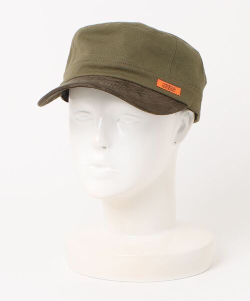 UNIVERSAL OVERALL(ユニバーサルオーバーオール)の「UNIVERSAL OVERALL ユニバーサルオーバーオール コンビワークキャップ(キャップ・メンズ・ブラック/オリーブ・FREE)」の14枚目の写真