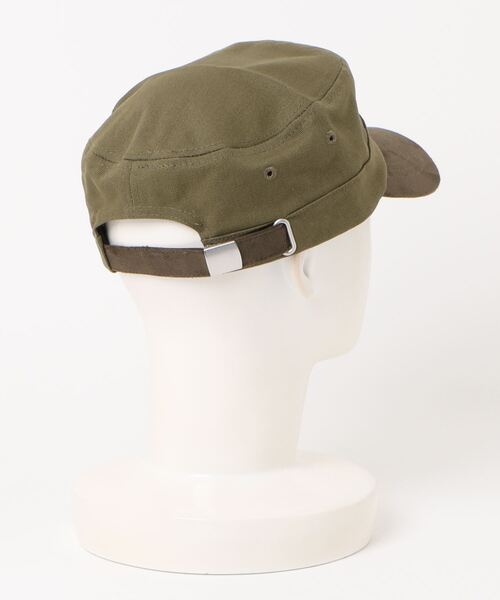 UNIVERSAL OVERALL(ユニバーサルオーバーオール)の「UNIVERSAL OVERALL ユニバーサルオーバーオール コンビワークキャップ(キャップ・メンズ・ブラック/オリーブ・FREE)」の15枚目の写真