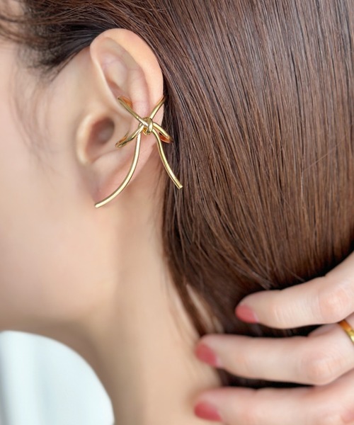 送料関税込【AMY O】Double Band Ear Cuff☆イヤーカフ 国内発♪ イヤーカフ AMY O(エイミーオー) アクセサリー(レディース