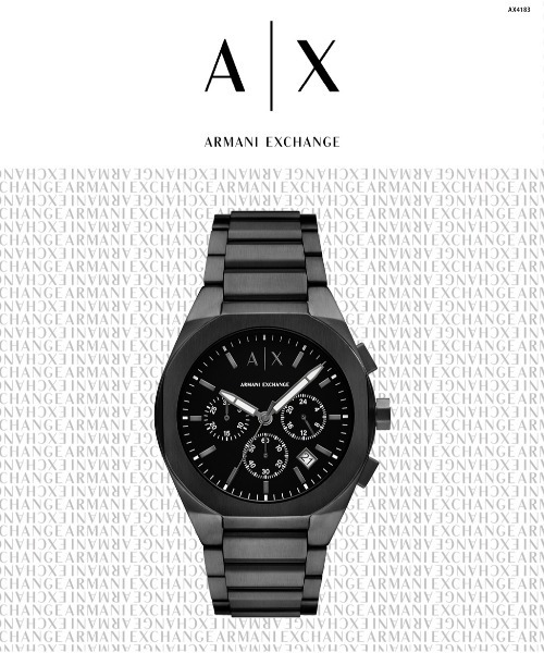 ARMANI EXCHANGE(アルマーニエクスチェンジ)の「アルマーニ・エクスチェンジ 腕時計 メンズ アナログ ステンレス AX4183(アナログ腕時計・メンズ・ブラック・FREE)」の10枚目の写真