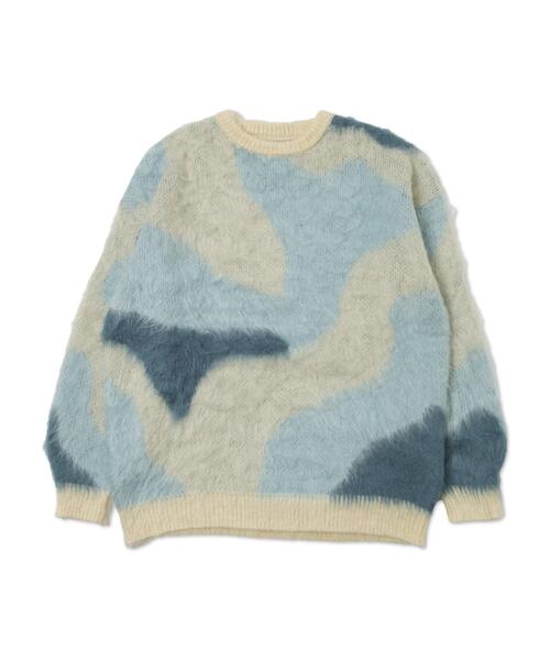 WEGO(ウィゴー)の「WEGO/マーブルシャギーニットプルオーバー(ニット/セーター・レディース・サックスブルー/ブラック/ブルー系その他/ベージュ/ブラウン/ライトグレー/カーキ・FREE)」の11枚目の写真