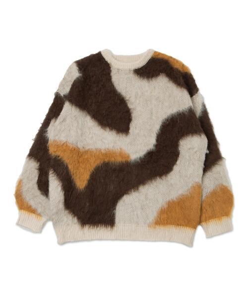 WEGO(ウィゴー)の「WEGO/マーブルシャギーニットプルオーバー(ニット/セーター・レディース・サックスブルー/ブラック/ブルー系その他/ベージュ/ブラウン/ライトグレー/カーキ・FREE)」の12枚目の写真