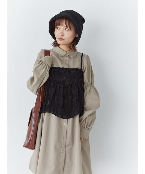 ehka sopo（エヘカソポ）の「ニットバケットハット（ハット・レディース・グレー/モカ/ブラック・F）」の16枚目の写真