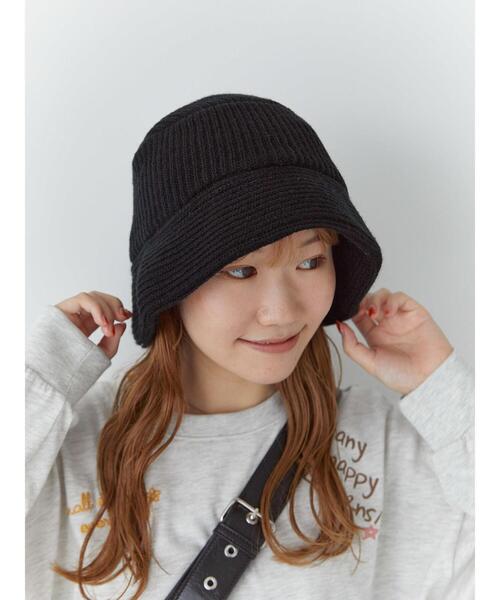 ehka sopo（エヘカソポ）の「ニットバケットハット（ハット・レディース・グレー/モカ/ブラック・F）」の20枚目の写真