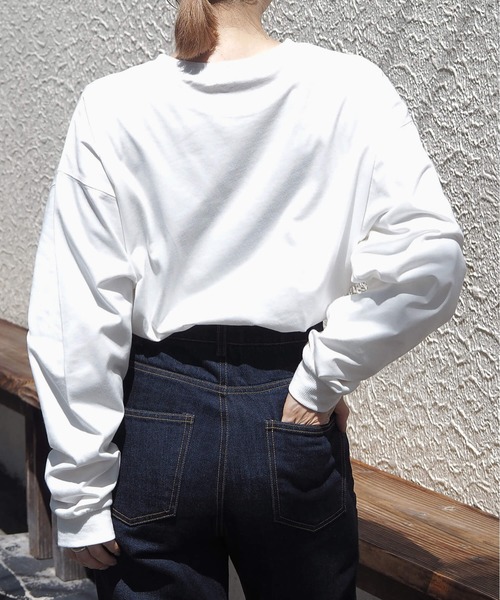 tiptop(ティップトップ)の「アソート箔プリントBIGロンT(Tシャツ/カットソー・レディース・ブラック/ブラック系その他/オフホワイト/ホワイト系その他/ブラック系その他2/ホワイト系その他2・FREE)」の19枚目の写真