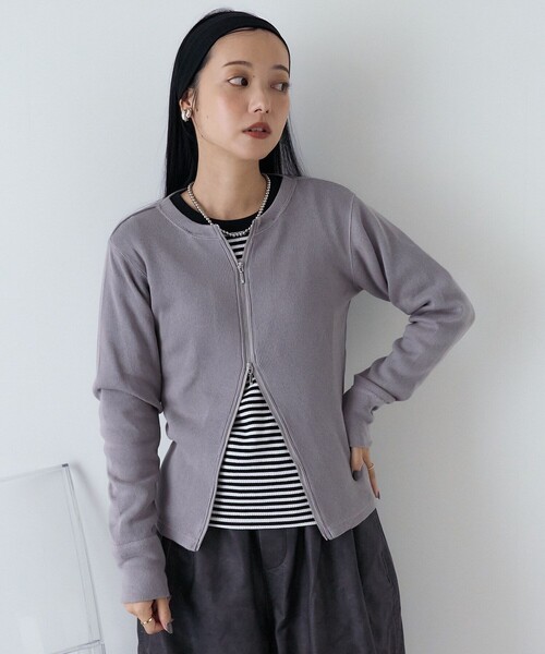 セール】アーミーフライスカーディガン/ジップカーデ（カーディガン