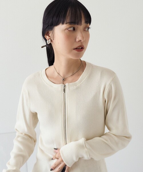 セール】アーミーフライスカーディガン/ジップカーデ（カーディガン