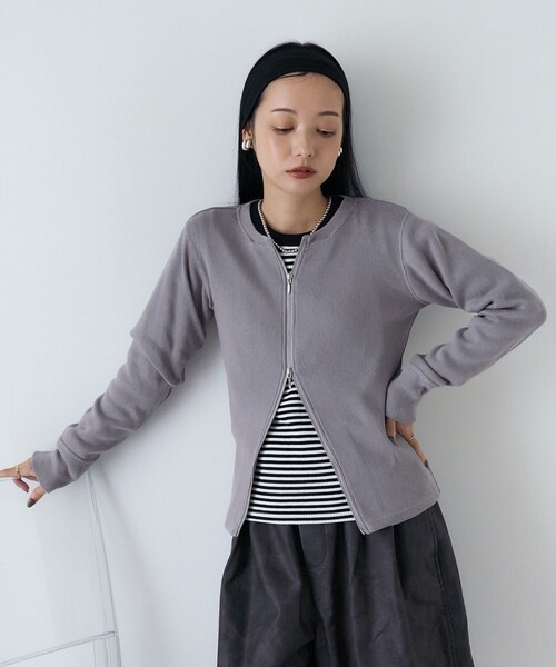 セール】アーミーフライスカーディガン/ジップカーデ