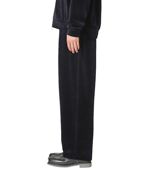 marka（マーカ）の「marka / マーカ：TRACK PANTS - 30/- organic cotton velour -：M24C-05PT01C[COR]（その他パンツ・メンズ・ダークネイビー・2）」の5枚目の写真
