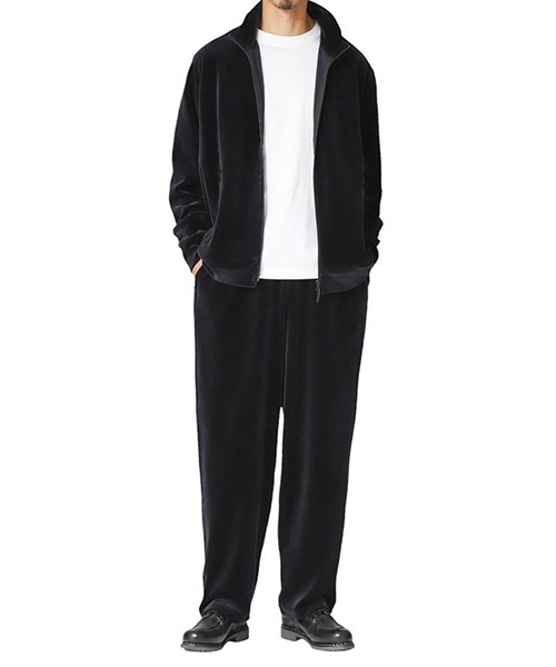 marka（マーカ）の「marka / マーカ：TRACK PANTS - 30/- organic cotton velour -：M24C-05PT01C[COR]（その他パンツ・メンズ・ダークネイビー・2）」の7枚目の写真